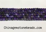 CAA5391 15.5 inches 6*7mm - 8*8mm nuggets agate gemstone beads