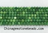 CAA5405 15.5 inches 6mm round peacock  serpntine gemstone  beads wholesale