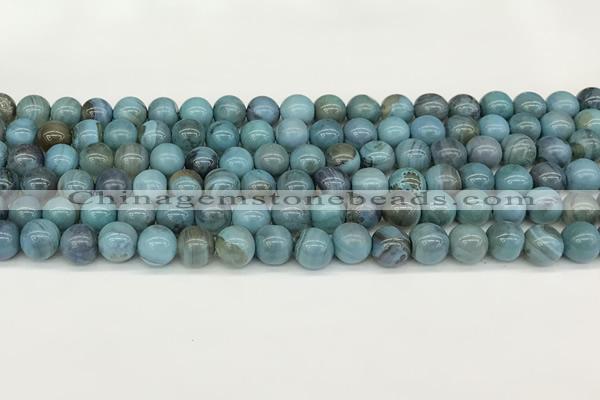 CAA5413 15.5 inches 8mm round agate gemstone beads