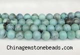 CAA5421 15.5 inches 14mm round agate gemstone beads