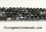 CAA5426 15.5 inches 12mm round agate gemstone beads