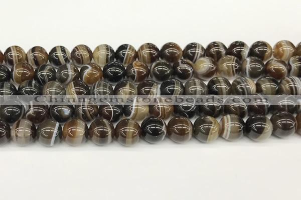 CAA5433 15.5 inches 12mm round agate gemstone beads