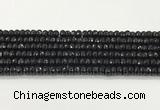 CAA5437 15.5 inches 6*8mm faceted rondelle agate gemstone beads