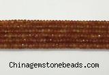 CAA5442 15.5 inches 6*8mm faceted rondelle agate gemstone beads