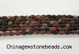 CAA5446 15.5 inches 8*12mm rice agate gemstone beads