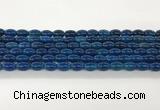 CAA5447 15.5 inches 8*12mm rice agate gemstone beads