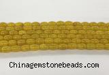 CAA5449 15.5 inches 8*12mm rice agate gemstone beads