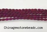 CAA5453 15.5 inches 8*12mm rice agate gemstone beads