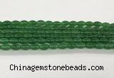 CAA5454 15.5 inches 8*12mm rice agate gemstone beads