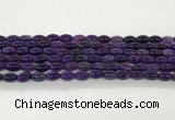 CAA5455 15.5 inches 8*12mm rice agate gemstone beads