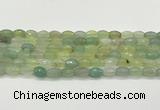 CAA5467 15.5 inches 8*12mm faceted rice agate beads