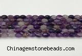 CAA5476 15.5 inches 8*12mm faceted rice agate beads