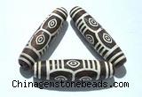 CAA5723 20*70mm drum tibetan agate dzi beads wholesale