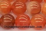 CAA5926 15 inches 10mm round red botswana agate beads