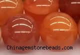 CAA5928 15 inches 14mm round red botswana agate beads