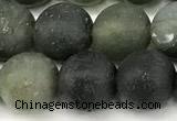 CAA6072 15 inches 8mm round matte moss agate beads