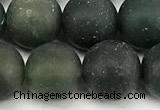 CAA6073 15 inches 10mm round matte moss agate beads