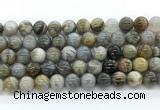 CAA6123 15.5 inches 10mm round bamboo leaf agate gemstone beads