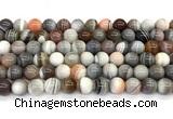 CAA6132 15 inches 8mm round Botswana agate beads wholesale