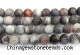 CAA6134 15 inches 12mm round Botswana agate beads wholesale