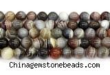 CAA6140 15 inches 10mm round Botswana agate beads wholesale