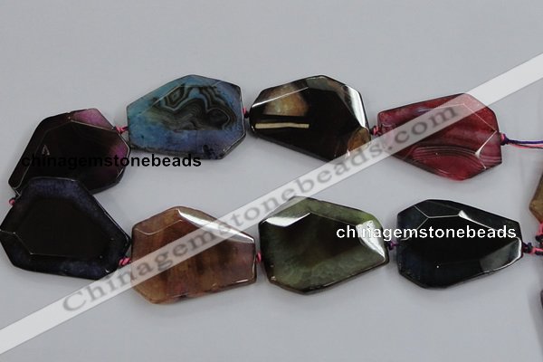 CAA623 15.5 inches 38*48mm freeform dragon veins agate beads