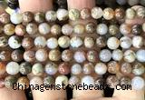 CAA6266 15 inches 6mm round fire agate gemstone beads