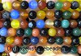 CAA6408 15 inches 10mm round rainbow agate beads wholesale