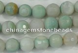 CAA715 15.5 inches 10mm faceted round fire crackle agate beads