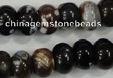 CAA733 15.5 inches 10*14mm rondelle fire crackle agate beads