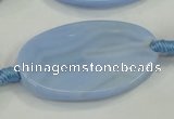 CAA744 15.5 inches 25*40mm oval blue lace agate beads wholesale