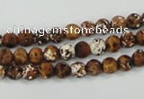 CAA749 15.5 inches 6mm round wooden agate beads wholesale