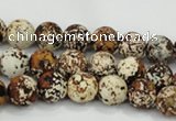 CAA752 15.5 inches 12mm round wooden agate beads wholesale