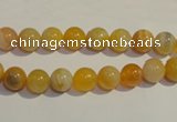 CAA87 15.5 inches 6mm round botswana agate gemstone beads