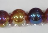 CAA873 15.5 inches 18mm round AB-color red agate beads