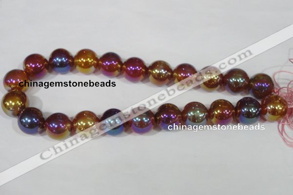 CAA873 15.5 inches 18mm round AB-color red agate beads