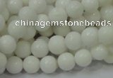 CAA93 15.5 inches 10mm round white agate gemstone beads wholesale