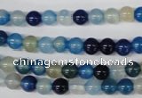 CAA930 15.5 inches 6mm round agate gemstone beads