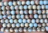 CAB1012 15 inches 8mm round blue agalmatolite beads wholesale