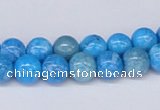 CAB221 15.5 inches 8mm round blue crazy lace agate beads