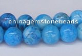 CAB222 15.5 inches 10mm round blue crazy lace agate beads