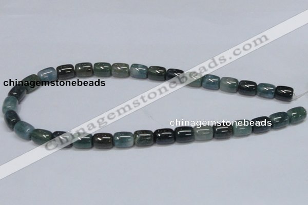 CAB392 15.5 inches 10*12mm column moss agate gemstone beads wholesale