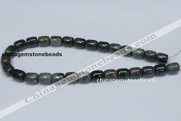 CAB393 15.5 inches 12*14mm column moss agate gemstone beads wholesale