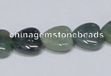 CAB407 15.5 inches 14*14mm heart moss agate gemstone beads wholesale