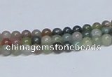 CAB430 15.5 inches 4mm round indian agate gemstone beads wholesale