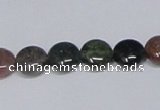 CAB449 15.5 inches 10mm flat round indian agate gemstone beads