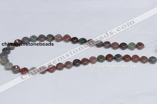 CAB450 15.5 inches 10mm rhombic indian agate gemstone beads