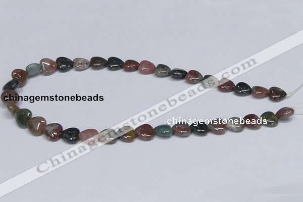 CAB454 15.5 inches 12*12mm heart indian agate gemstone beads