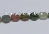 CAB455 15.5 inches 10mm coin indian agate gemstone beads wholesale