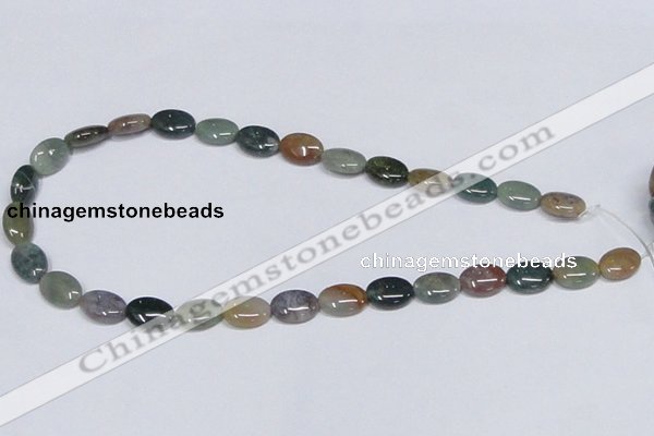 CAB457 15.5 inches 10*14mm oval indian agate gemstone beads wholesale